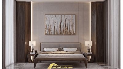 Giường ngủ gỗ óc chó