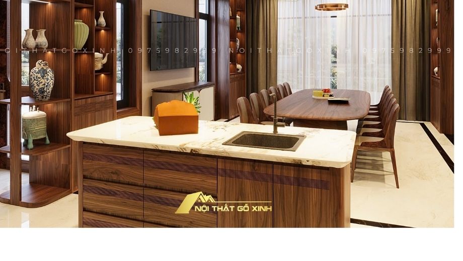 Không gian bếp mang phong cách hiện đại tinh tế 