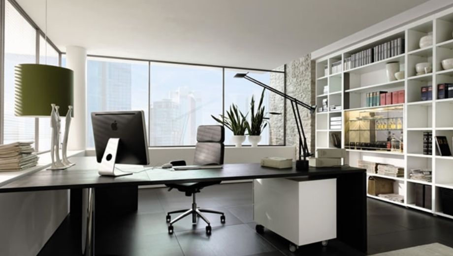 không gian phòng làm việc ngăn nắp