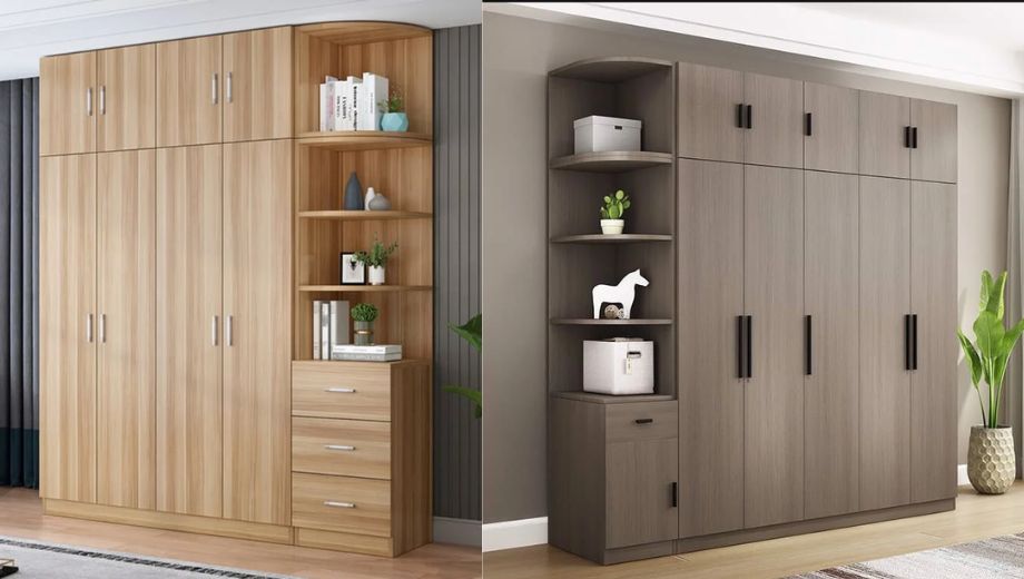 Mẫu tủ quần áo gỗ công nghiệp hiện đại