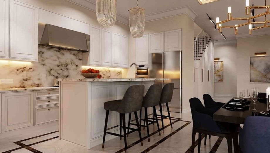 Phòng bếp không gian mở