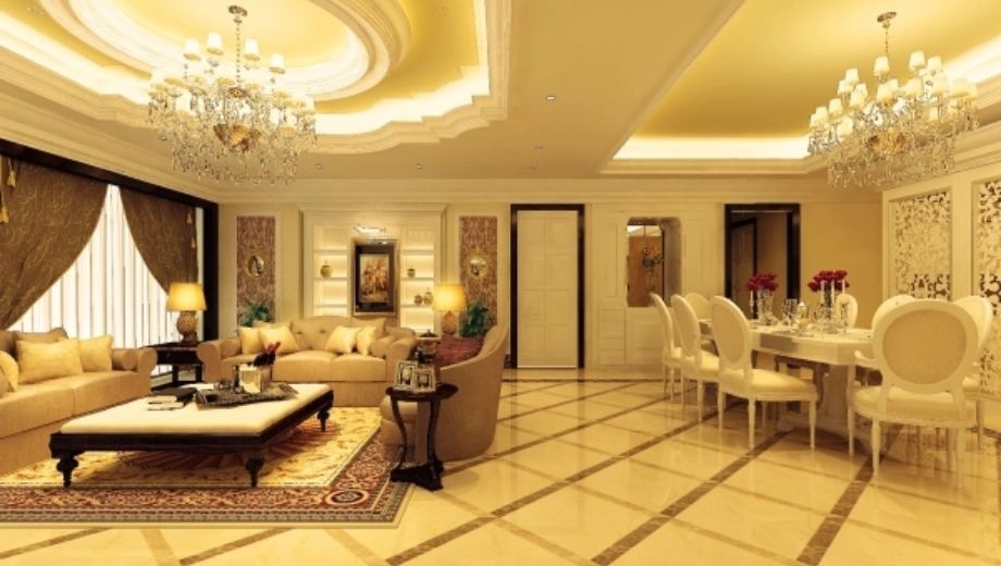 Phòng khách kết hợp bàn ăn