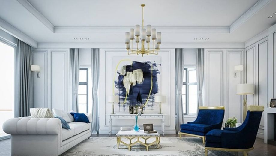 Phòng khách thiết kế hiện đại cao cấp