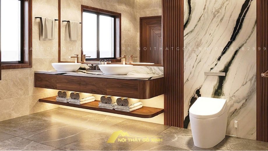 Phòng tắm hiện đại sang trọng 