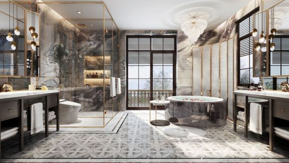 Phòng tắm thiết kế diện tích rộng