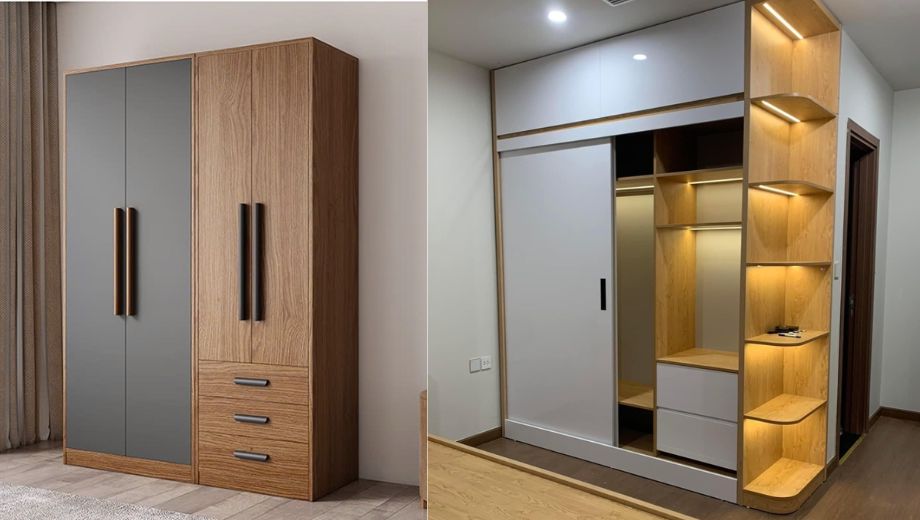 Tủ quần áo gỗ công nghiệp