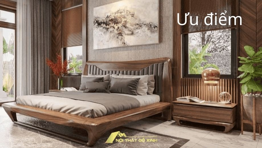 Ưu điểm của giường gỗ óc chó