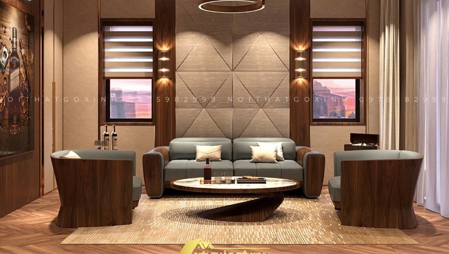 Ưu tiên thiết kế nội thất bo tròn cho phòng khách nhà ống 