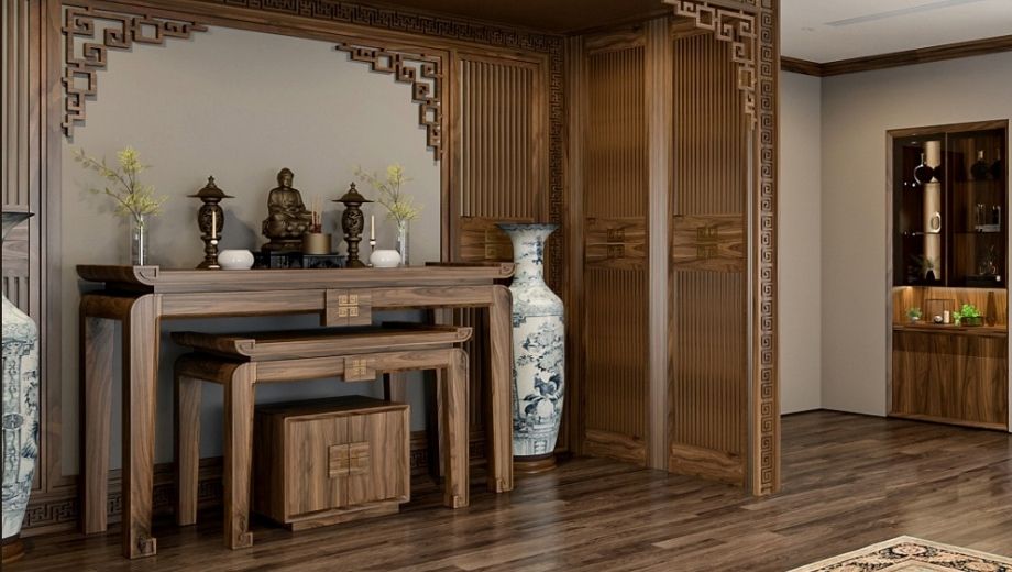 Ưu tiên phòng thờ tại không gian yên tĩnh riêng biệt