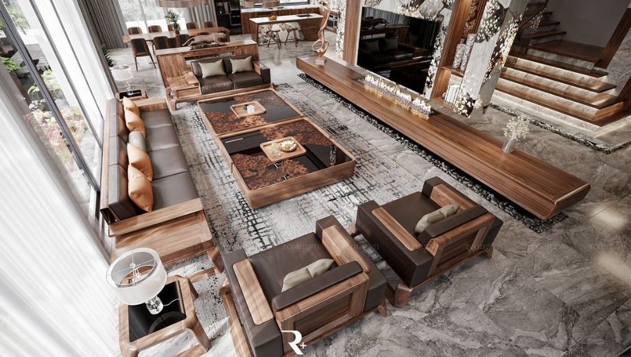 Địa chỉ thiết kế, thi công nội thất gỗ óc chó uy tín tại Hải Dương