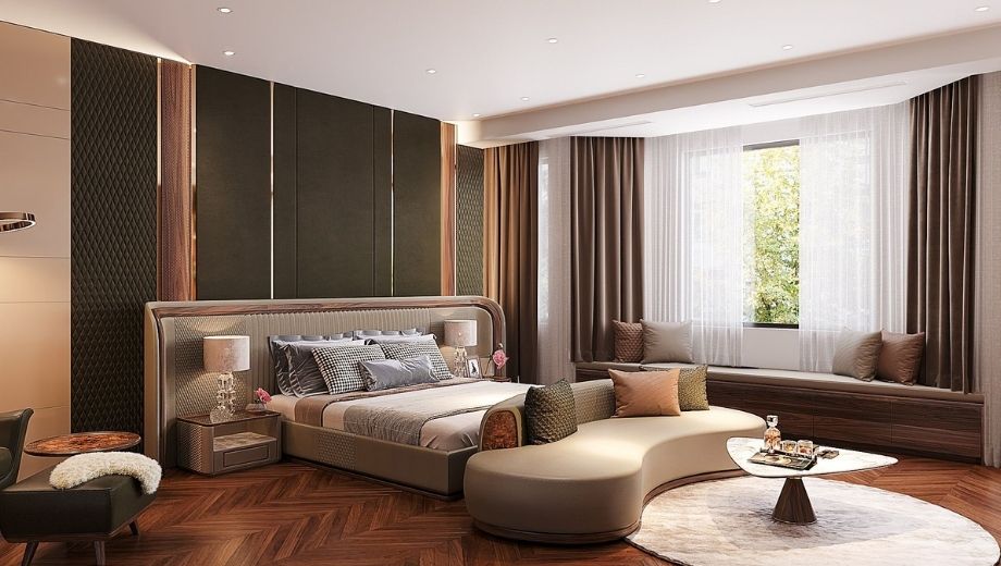 Phòng ngủ gỗ óc chó 