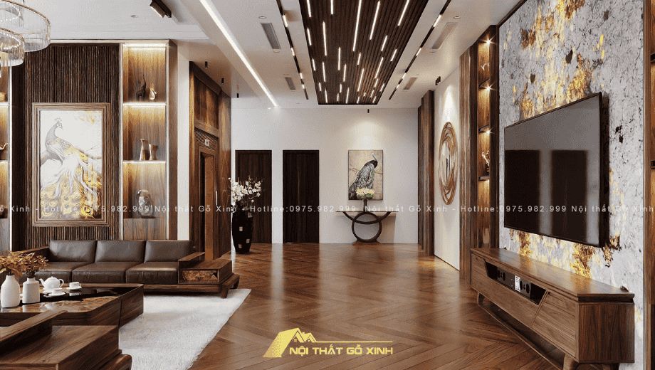 Tiêu chí lựa chọn đơn vị thi công nội thất gỗ óc chó