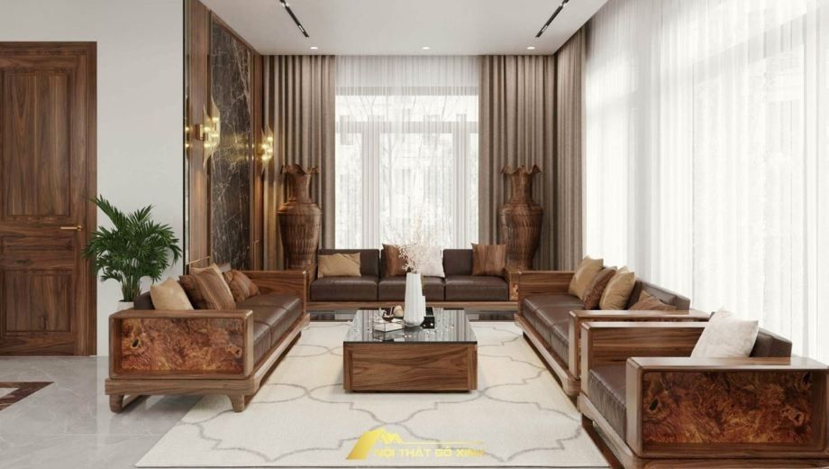 Ứng dụng của gỗ óc chó trong các không gian