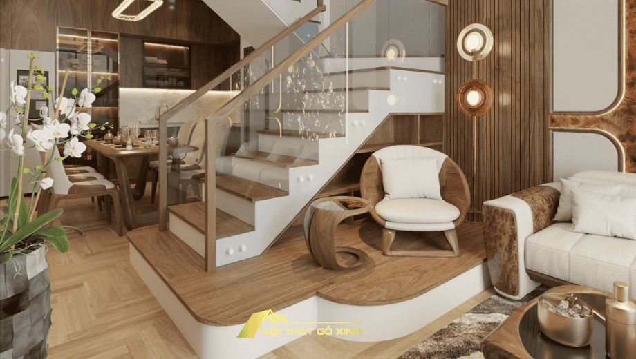 Vù sao nội thất gỗ óc chó xuất hiện nhiều trong nhà ở